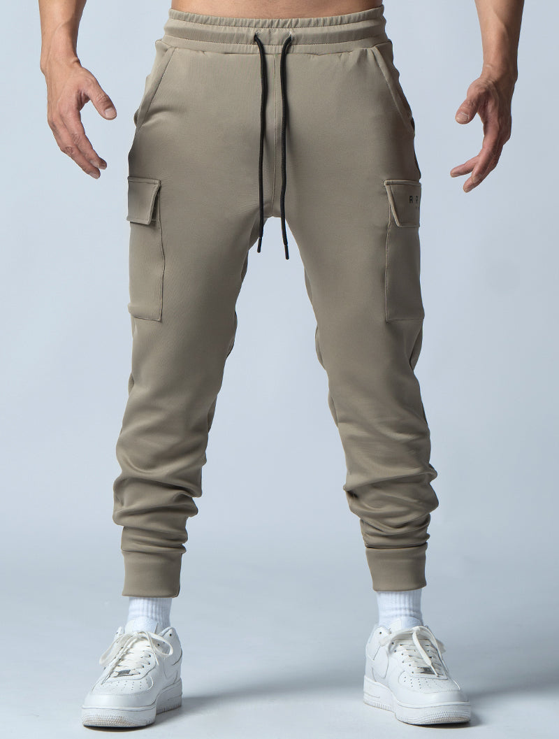 AirFlex™ Magnetic Buckle Functional Pocket Training Pants (khaki)