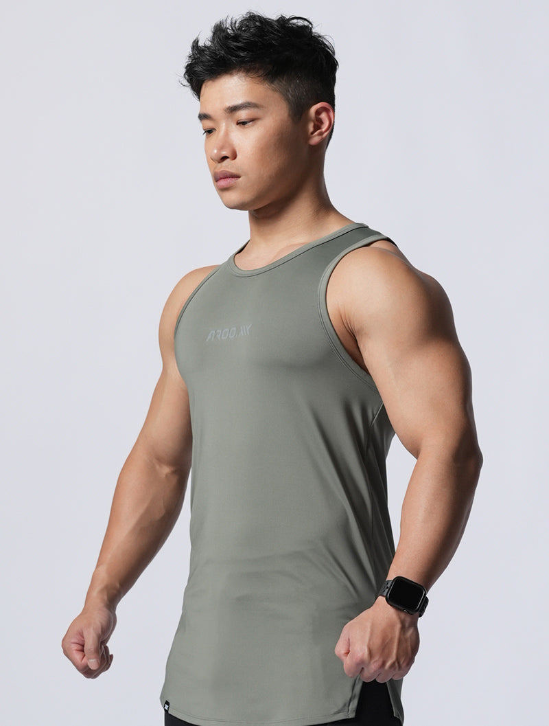 ArcTech™ AROO Arc Slit Training Tank Top (Teal Green) 