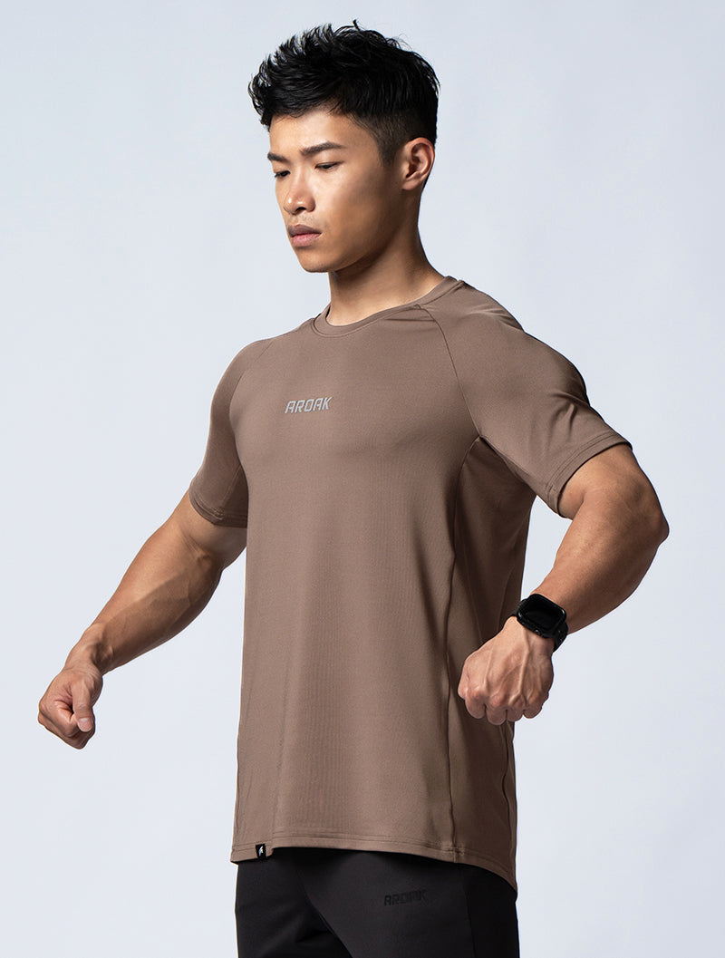 ArcTech™ Functional Lachlan Short Sleeve Top (Coffee)