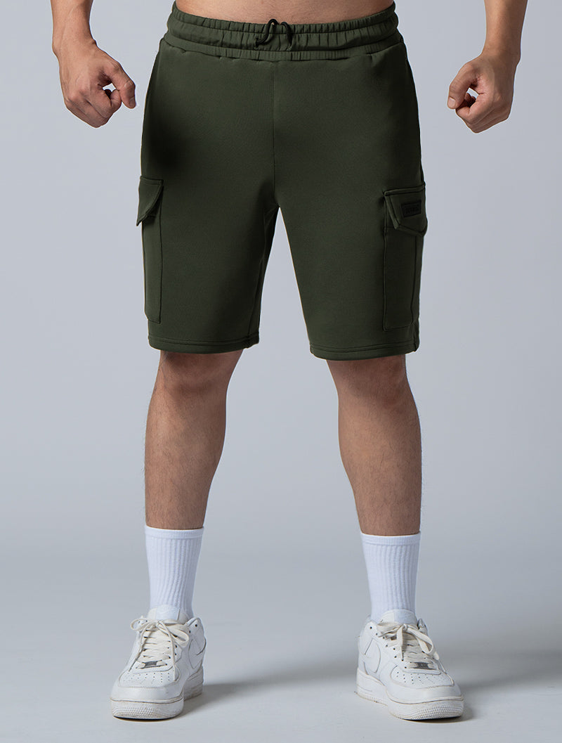 AirFlex™ Magnetic Flap Pocket Training Shorts (Dark Green)