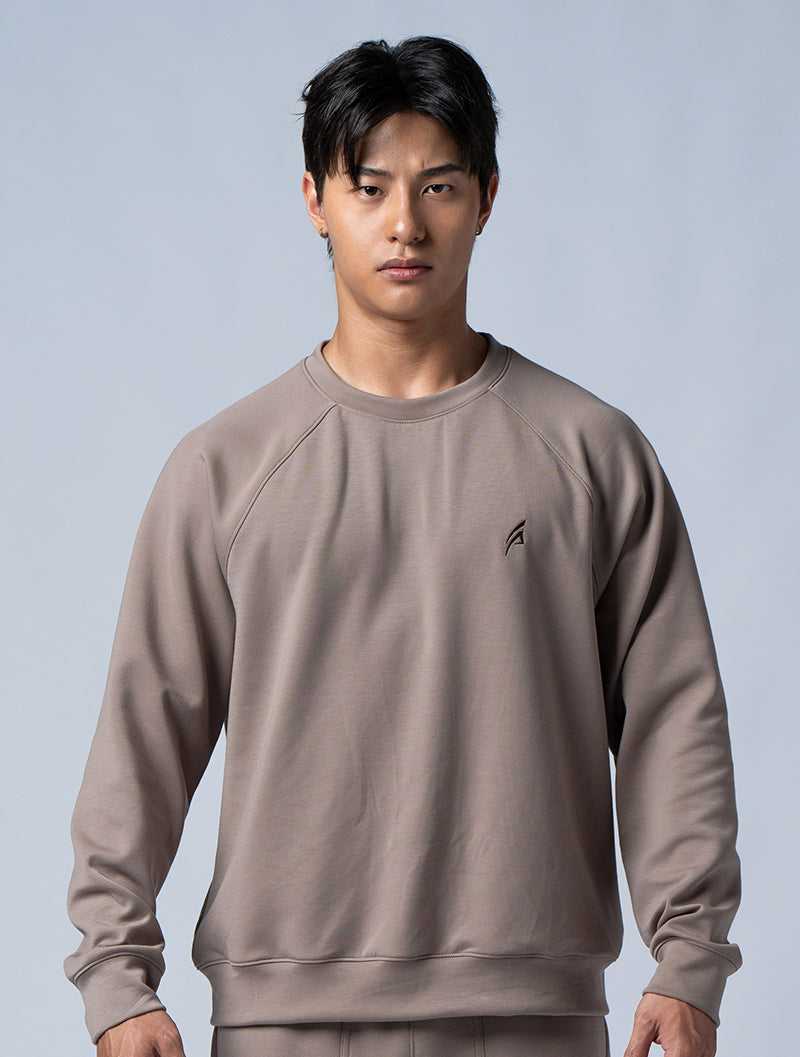 SIRO™-Dual Lachlan Sleeve Casual Top (Brown Khaki)