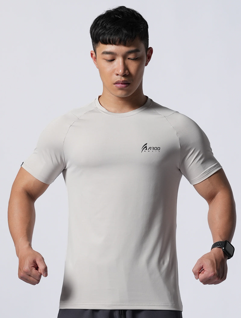 ArcTech™ AROO Lachlan Short Sleeve Training Top (Khaki) 