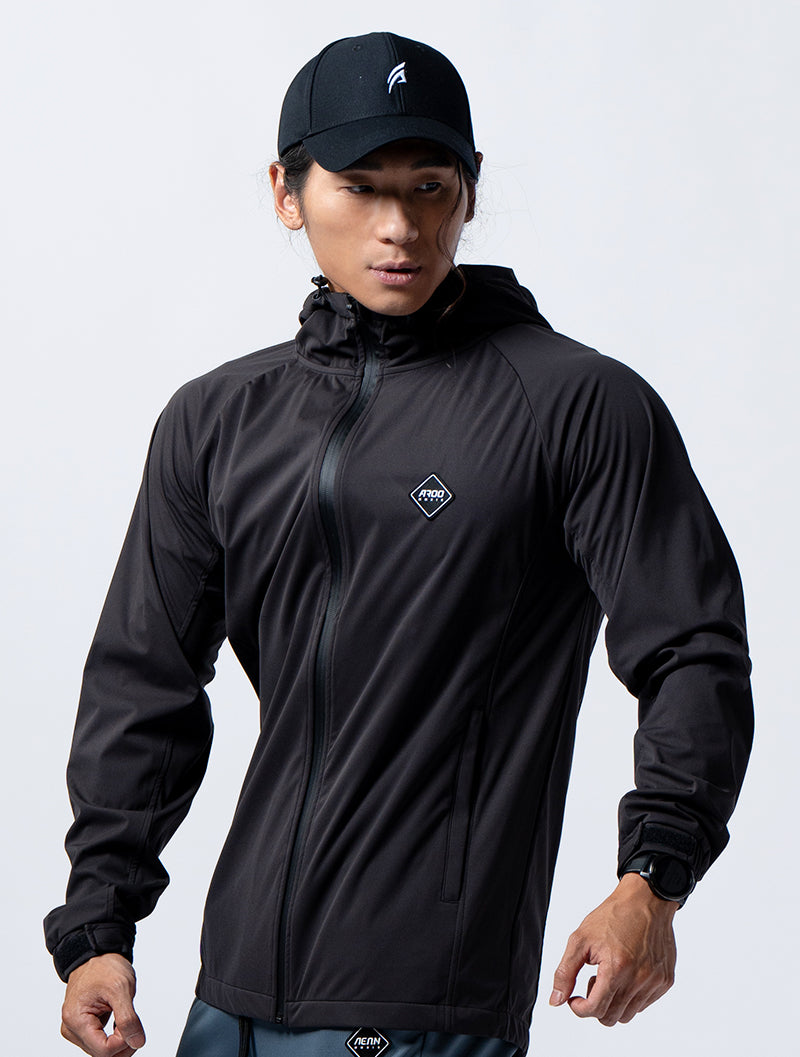 Storm Guard™ Breathable Waterproof Windproof Hooded Jacket (Black)