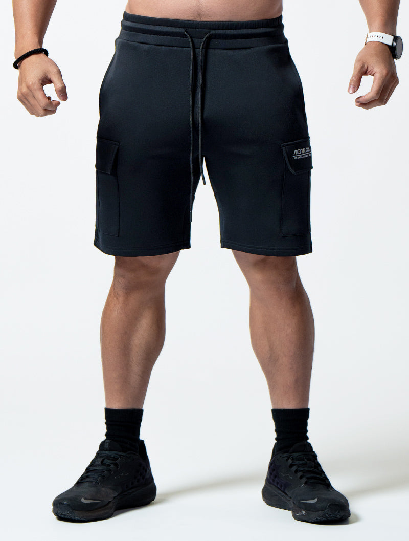 AirFlex™ Magnetic Closure Functional Pocket Training Shorts (Black) 