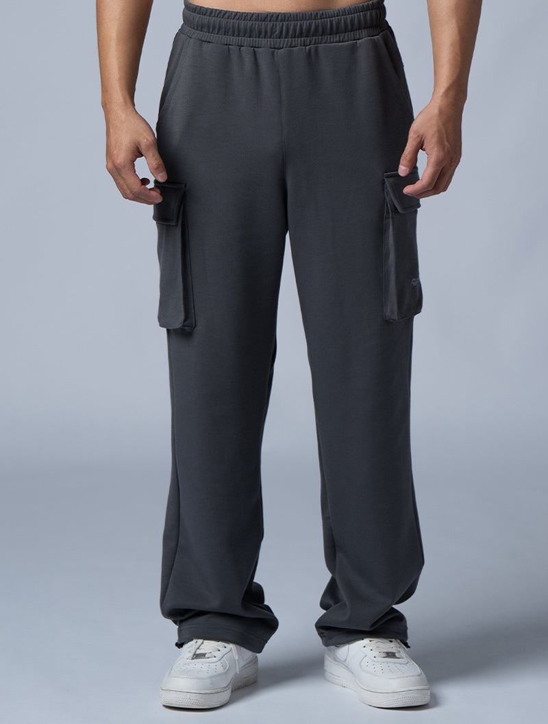 SIRO™-Dual casual multi-pocket cargo trousers (dark gray) 