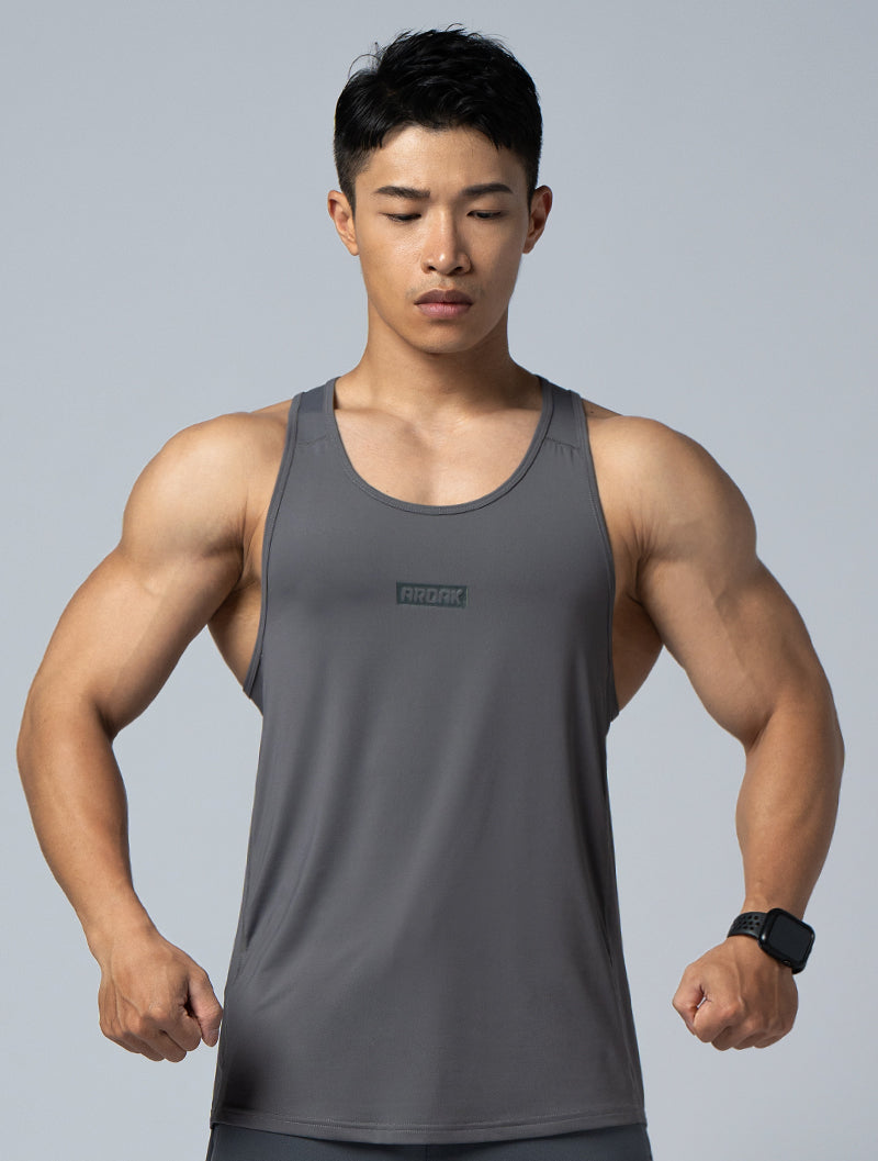 FlexSmooth™ Spliced ​​Nylon Training Vest (Iron Grey)