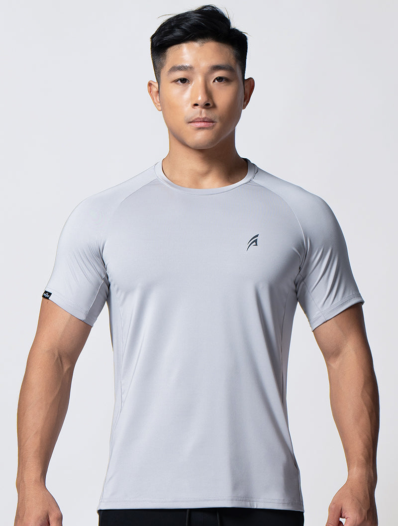 ArcTech™ AROO Short Sleeve Training Top (Light Grey) 