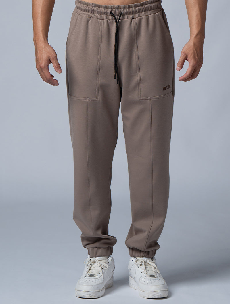 SIRO™-Dual Casual Belted Trousers (Brown Khaki) 