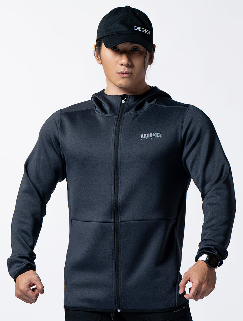 AirWarm™ Functional Stand-Up Warm Hooded Jacket (Black)