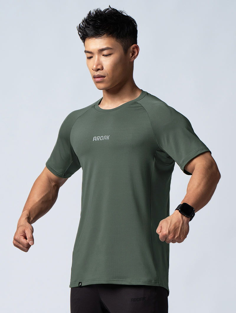 ArcTech™ Functional Lachlan Short Sleeve Top (Dark Green)