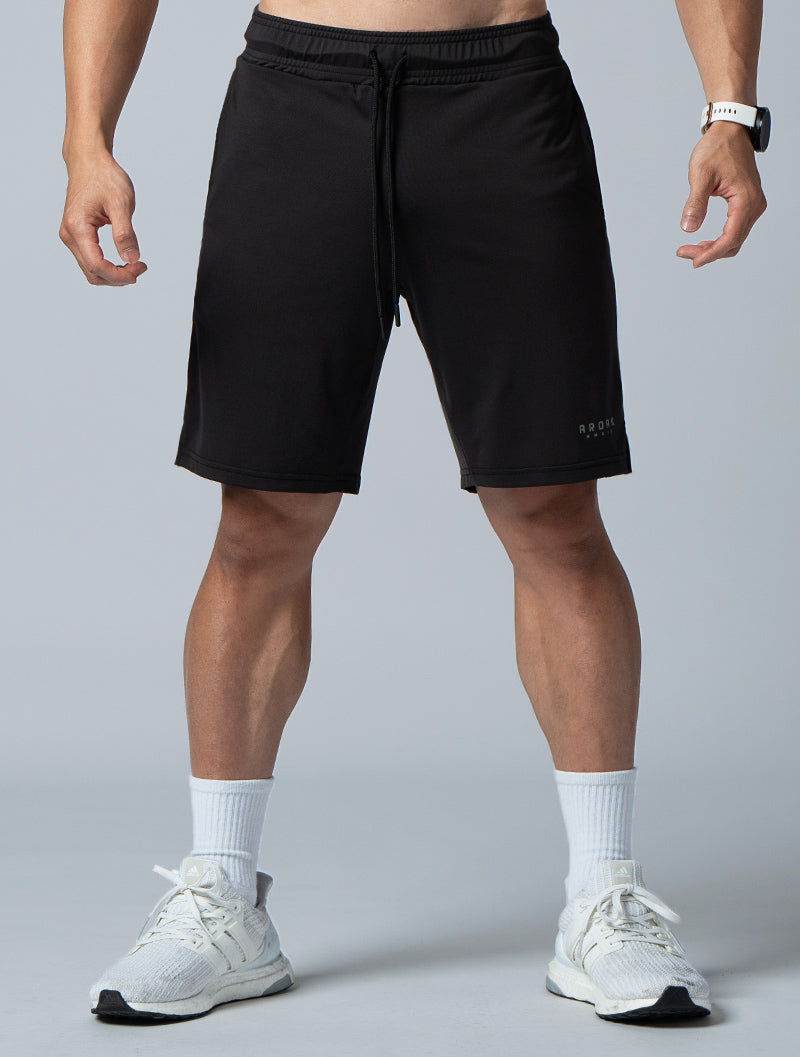 ArcTech™-BTH Functional Curved Splicing Shorts (Black)