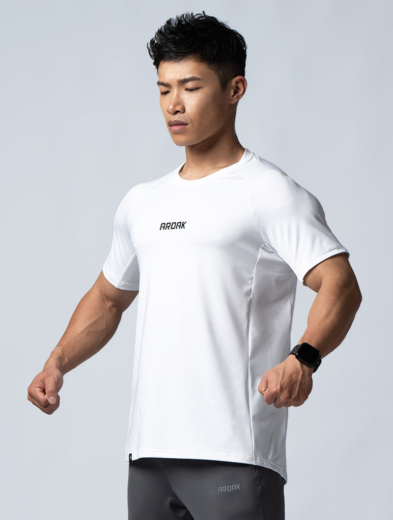 ArcTech™ Functional Lachlan Short Sleeve Top (White)