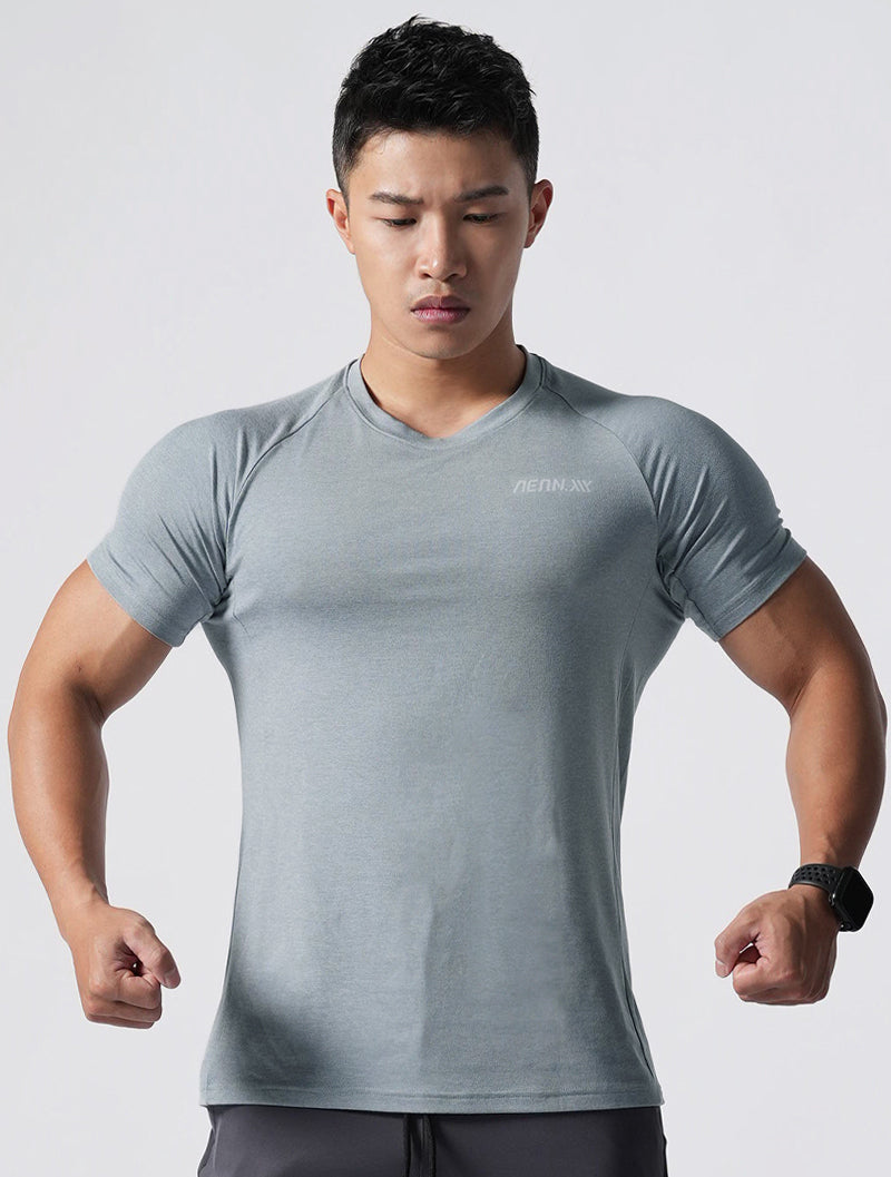 Ultimate touch functional training Lachlan short-sleeved top (twisted gray)