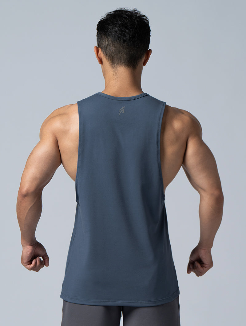 NAP™-Pure skin-friendly functional flat vest (grey blue)